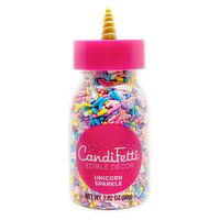 Unicorn Sprinkle Bottle with Figural Lid MP - 2.82 Ounce